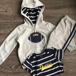 NWOT Simple Joys by Carter’s Boys Football Outfit